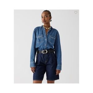 J. Crew Denim Top